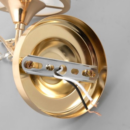 Sconces "Stefania" E27 40W gold 12.5x29 cm-7