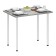 Light 1 kitchen table, 600 × 900 × 730 mm, color metropolitan Gray