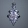 Bayerlux “Gertrude” LED 15W 6000K Smoky Glass 30x30x45-145cm