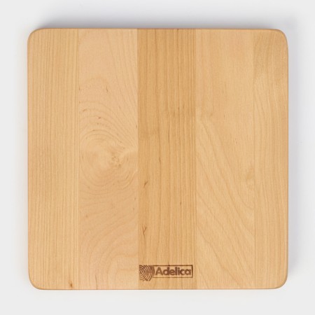 Adelica plate "Classics", 19 × 19 × 1.8 cm, saturated with mineral oil, birch-11