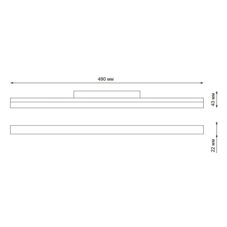 SHINO SHINO 1-Fs, 24W LED, 4000K, 1800LM, white color-1