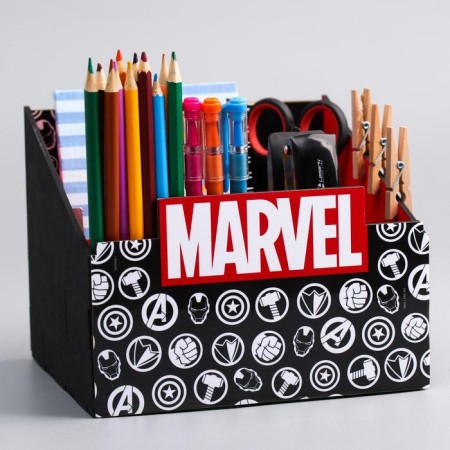 Organizer for the Chancellery, 14x15x17 cm, Avengers-4