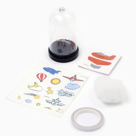Set for creativity "Night. Airplane ", with stickers, figure-4