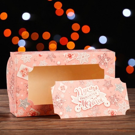 Box the team cover is, with a window, "pink dreams", 25 x 15 x 7 cm set 5 pcs-1