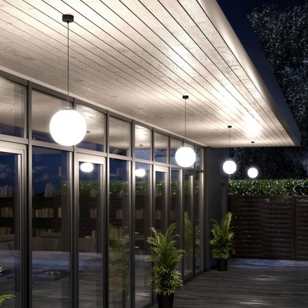 Suspension lamp Elektrostandard, Sfera E14 195x195x1680 mm, IP54, Black Color-3