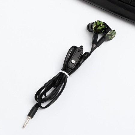 Vacuum headphones in the package "Real Hero", with a microphone, 1.2 m, 10 x 15 cm-4