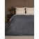Texrepublic blanket, size 200x220 cm, gray color