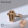 Ring "mood" cross, color gold, dimensionless