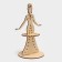 Napotnik Wooden Dolyana "Beautiful Bride", 21.5 × 14.5 cm