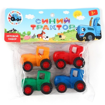 Game set "Blue Tractor", 4 pcs-5