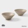 Saladniki Magistro Jarwah Lausanne, 700 ml, 17.5 × 7.3 cm, set 2 pcs, porcelain, beige