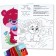 Cross -stitching “Bear with a bouquet of flowers”, a set for creativity, 25 x 20 cm