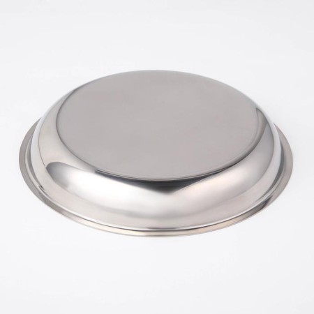 Stainless steel bowl, 1 l, d = 24 cm, 201 brand steel, thickness 0.8 mm-2