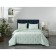 A set with a blanket "Erica", size 230x250 cm, 50x70 cm - 2 pcs, color menthol
