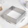 Baking form with size adjustment, shares, 15.5 × 28 cm, h = 5 cm, chrome color