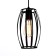Lamp Bayerlux suspension Bayerlux 625516/1 1x40W E27 Black 16x16x27 cm