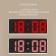 Clock - Electronic desktop an alarm clock with a thermometer, calendar, 15 x 6.3 cm, aaa, USB