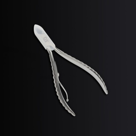 Manicure nippers for the cuticle Premium, 10.4 cm, blade length - 9 mm, silver color-5