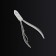Manicure nippers for the cuticle Premium, 10.4 cm, blade length - 9 mm, silver color