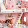 Duke Paramo Doll Wooden "Staisi Avenue", three -story, with furniture
