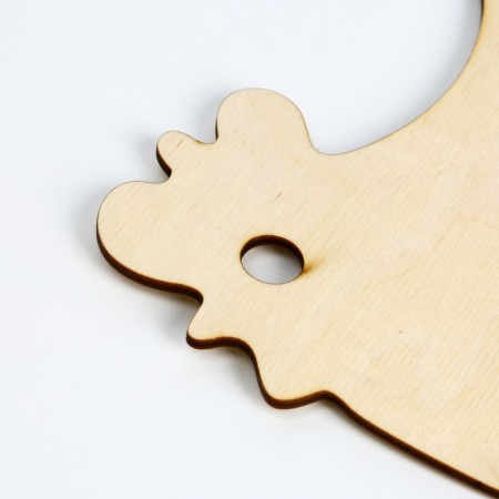 Wooden cutting board "Chicken"-1