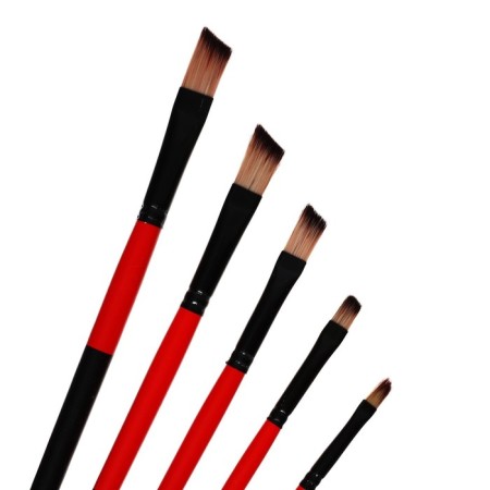 Set of brushes, nylon, flat, 5 pieces, mowed-2