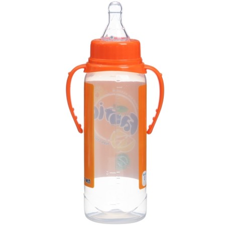 Fantic feeding bottle, classic throat, 0 months, 250 ml., Cylinder, with handles-4
