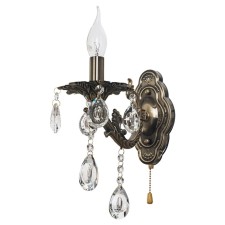 Bra Stewsvet 11549/1wab WT, 1x60W, E14, 36x26x27 cm, bronze color