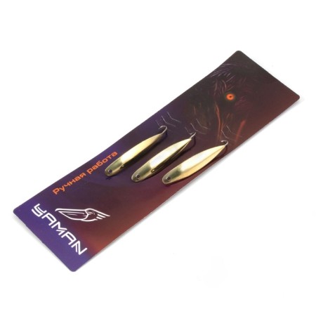 Vertical "Yaman" return, size 37 mm, 3.7 g, brass color-4