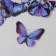 Stickers for creativity PLC PVC "Magic butterflies" set 40 pcs 9x10.5 cm