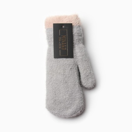 Women's mittens at the lawsuit Minaku Runny 22 cm gray gray-3