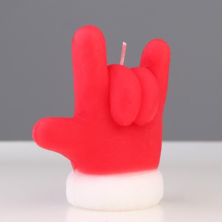 Decorative candle "New Year's greetings", 6x5x9.5 cm-5