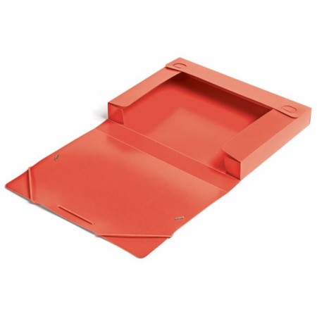 A4, 700 μm elastic band on elastic band, a spine of 40 mm, calligrata, plastic, red, up to 300 sheets-1