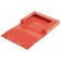 A4, 700 μm elastic band on elastic band, a spine of 40 mm, calligrata, plastic, red, up to 300 sheets