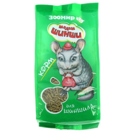 Feed "Zoomir Madame Shinshi" for chinchillas, 800 g