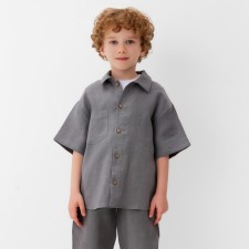 Board for the boy KAFTAN LINEN, p. 36 (134-140), gray