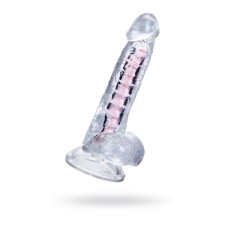 Flexible phallimitator A-Toys Paret, TPE, transparent, 18 cm