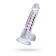Flexible phallimitator A-Toys Paret, TPE, transparent, 18 cm