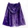 Carnival set "Beautiful Witcher", hat, cape, wig, purple color