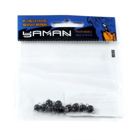 Cargo Cheburashka painted collapsible Yaman 10 pcs., 1 g, black-3