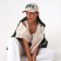 Women's cap Love, beige color, rr 56