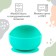 Baby plate, on the suction cup 300 ml., Baby I, 12x8x5, turquoise