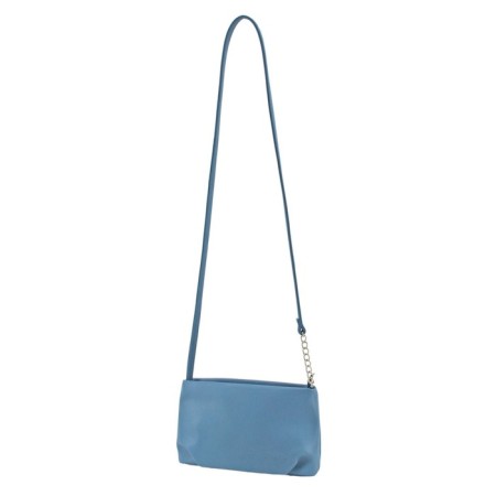 Female bag, artificial leather, blue 24x6x15 cm-3