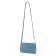 Female bag, artificial leather, blue 24x6x15 cm