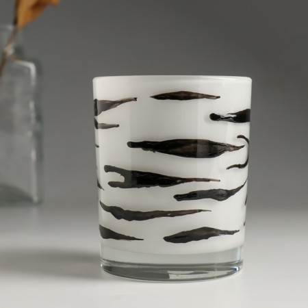 Safari-zibra candlestick 9.3x7.7 cm, 250 ml-1