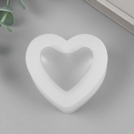 Mold Silicon "Volumetric Heart" mini 5.4x5.4x2.8 cm