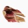 Women's scarf, brown color, size 75x75 cm