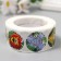 Stick Paper "Beasts Africa" ​​d = 2.5 cm 500 pcs in a roll 3x6.5x6.5 cm