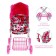 Stroller for dolls, universal, with a basket, with a bag