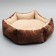 Hexagonal bed, 52 x 50 x 15 cm, microvelvet, mix